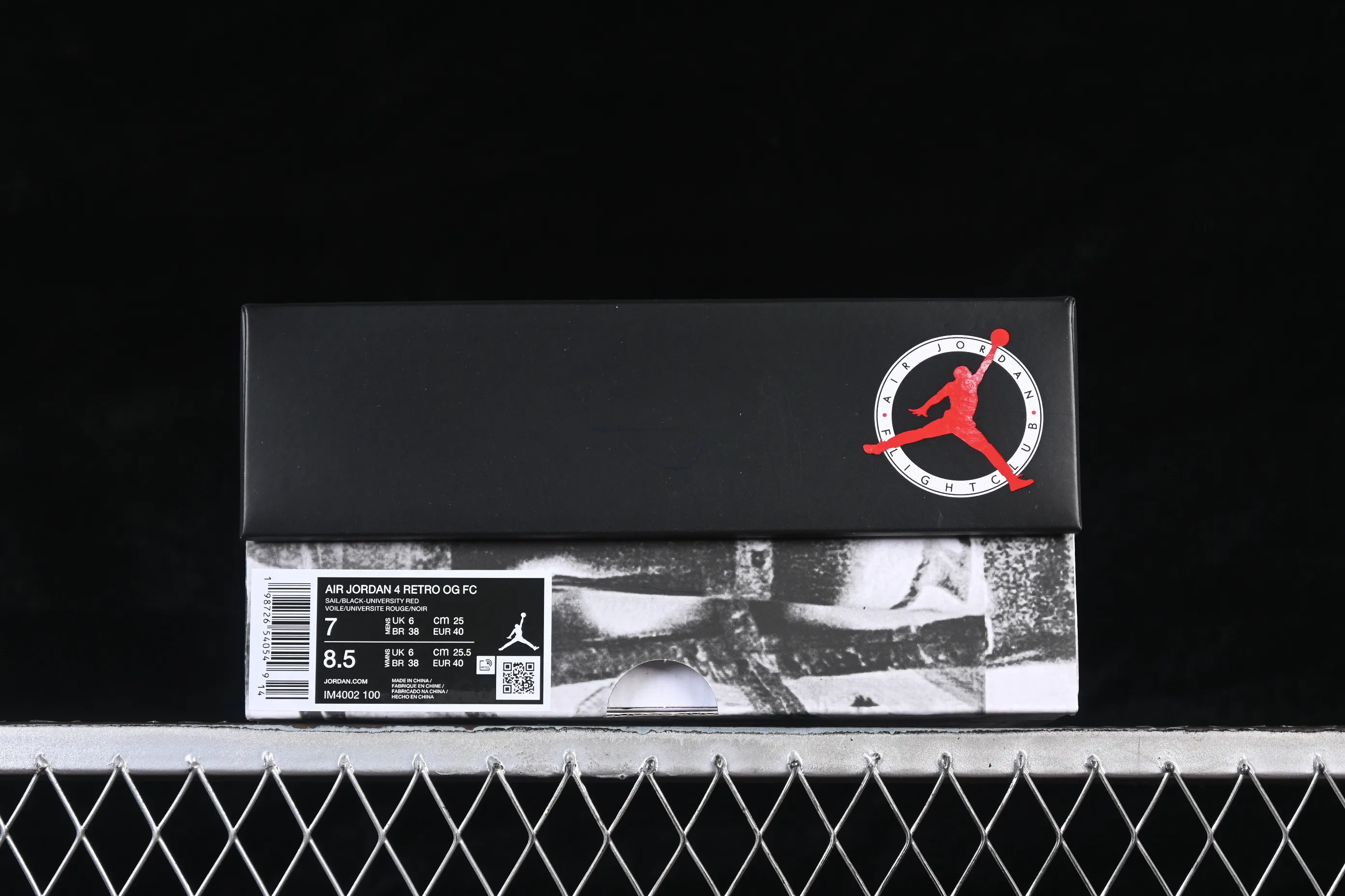 All categories Air Jordan Jordan series basketball shoes Air Jordan 4 TG version Air Jordan 4 Retro "Flight Club" AJ4 Joe 4 Flight Club IM4002-100